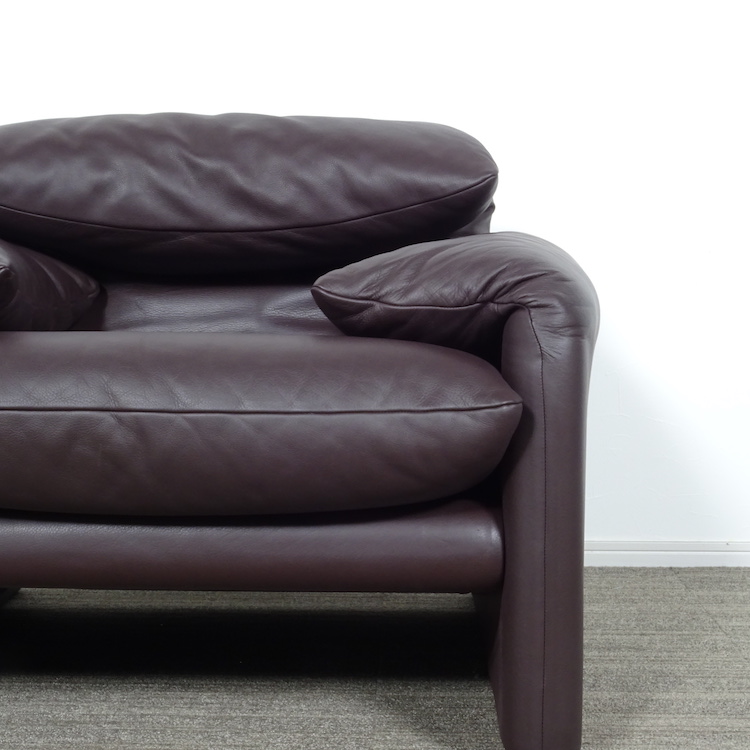 Cassina カッシーナ 675マラルンガ1Pソファ X革 高価買取りしました！SELUNO セルノ