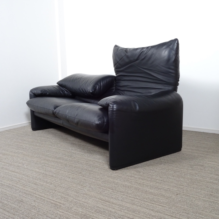  Cassina カッシーナ 675マラルンガ2PWソファ FX革 高価買取りしました！SELUNO セルノ