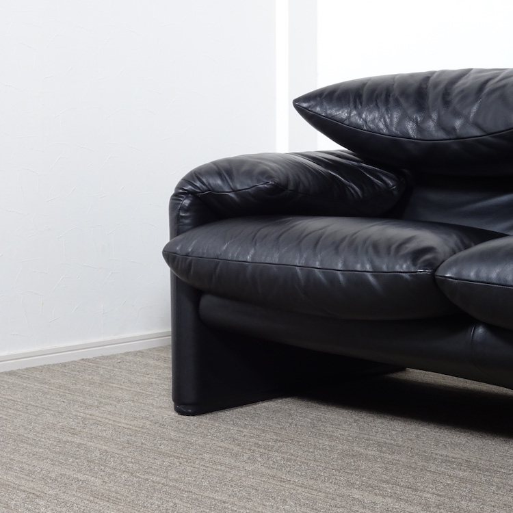  Cassina カッシーナ 675マラルンガ2Pソファ FX革 高価買取りしました！SELUNO セルノ